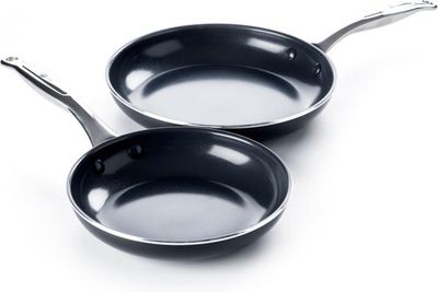 GREENPAN 24+28cm Ceramic Non Stick Frypan Set