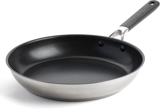 Kitchenaid Ceramic Stainless Steel Frypan 28cm Classic