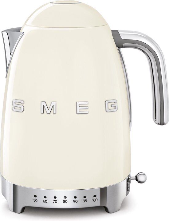 Smeg Waterkoker met Temperatuurinstellingen Crème