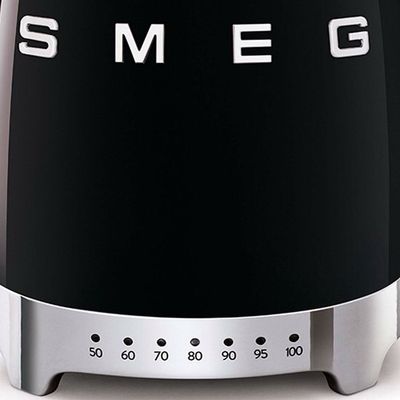 Smeg Waterkoker met Temperatuurinstellingen 1,7L Zwart