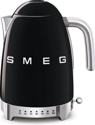 Smeg Waterkoker met Temperatuurinstellingen 1,7L Zwart