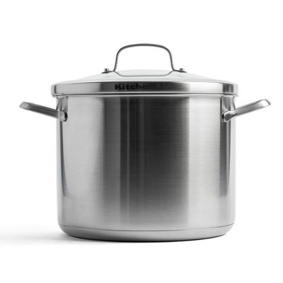 Kitchenaid stockpot with glass lid 24cm 8L