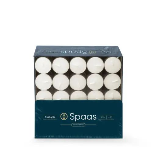 Spaas theelichtjes 75 stuks