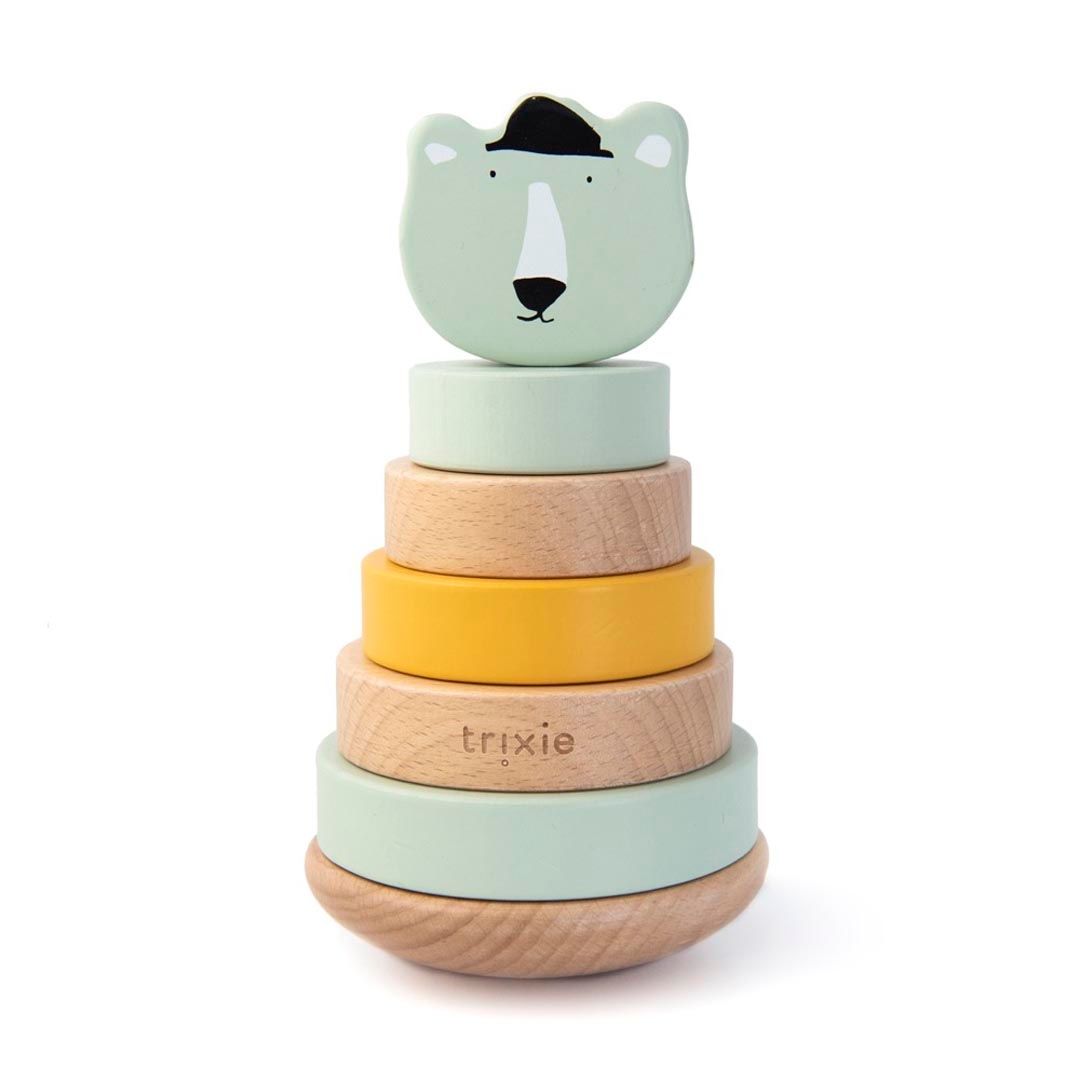 Houten stapeltoren Mr. Polar Bear Trixie