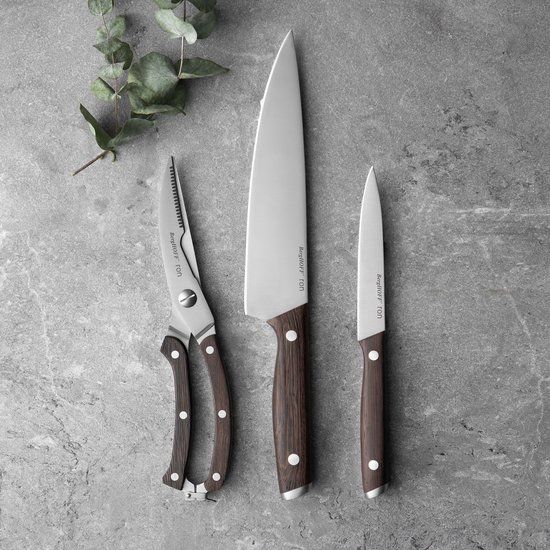 Berghoff 3pc Multifunctional Knife Set Ron Line