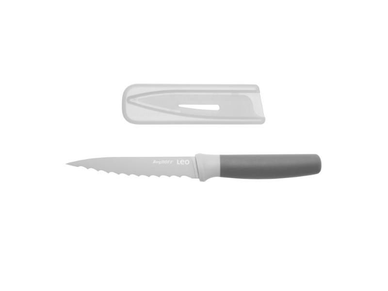 Berghoff Serrated Utility Knife 11,5cm Grey Leo