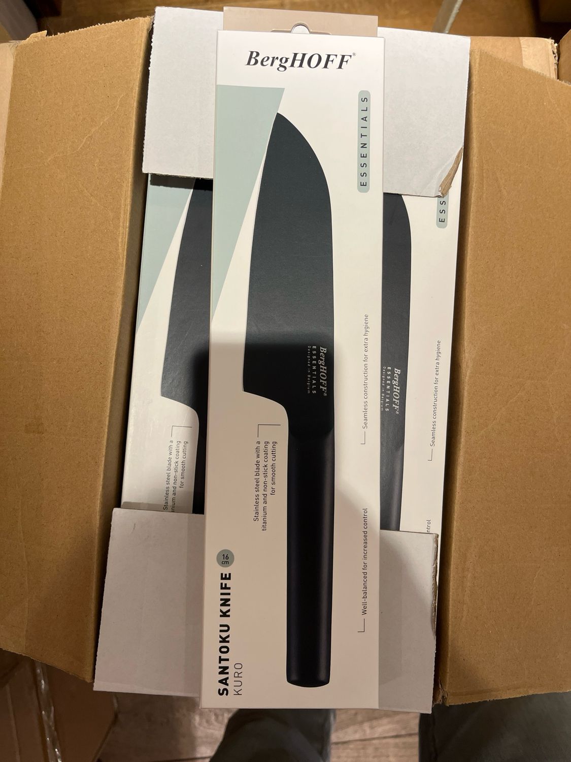 BergHOFF santoku mes kuro