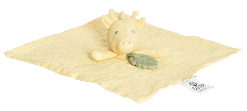 Tikiri Safari: KNUFFELDOEKJE in biologisch katoen GIRAF