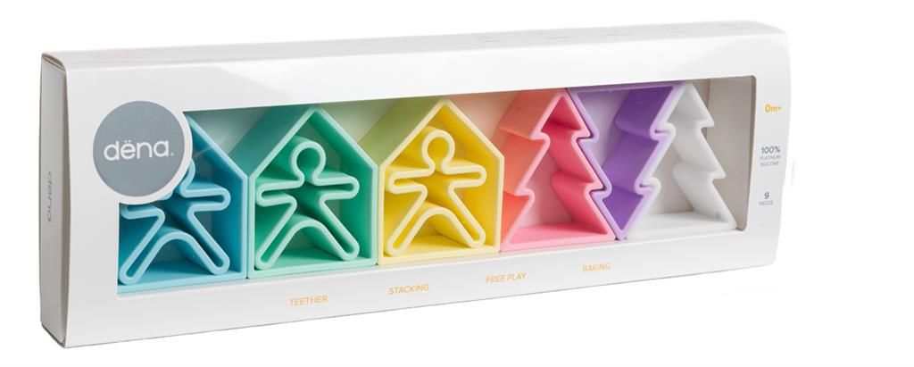 Dëna Pastel: KIND 3x + HUIS 3x + BOOM 3x, in silic