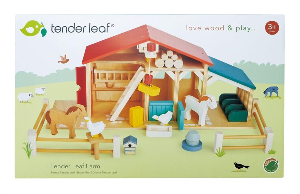 Tender Leaf Poppenhuis: BOERDERIJ 51x38,5x22cm