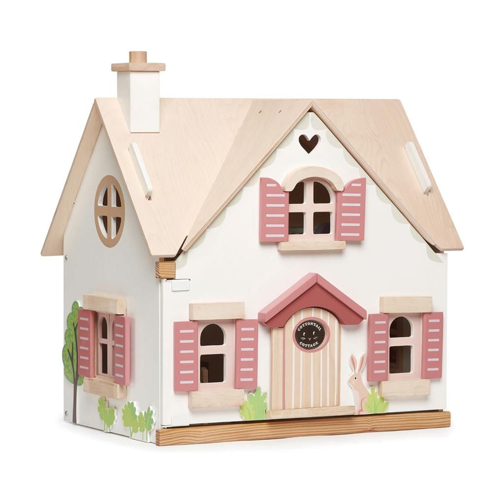 Tender Leaf Poppenhuis: COTTAGE 'COTTONTAIL' 44x33,2x47,5cm