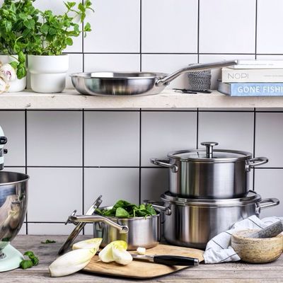 Kitchenaid Multi Ply Stainless Steel Saute Pan Sith Lid 24cm 3,1L