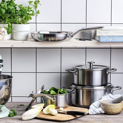 Kitchenaid Multi Ply Stainless Steel 7 Piece Set