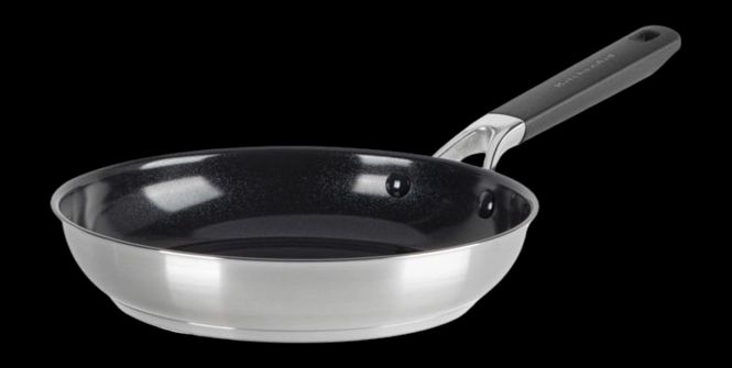 Kitchenaid Ceramic Stainless Steel Frypan 24cm Classic