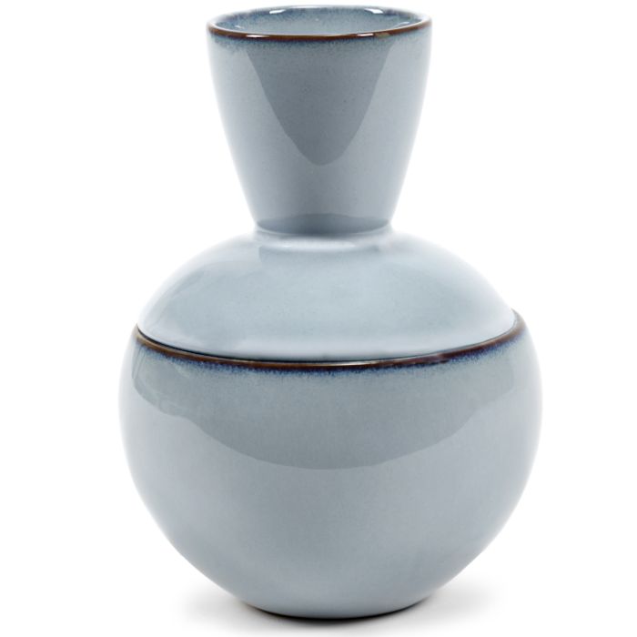 Serax Pascale naessens box with lid H 17cm blue