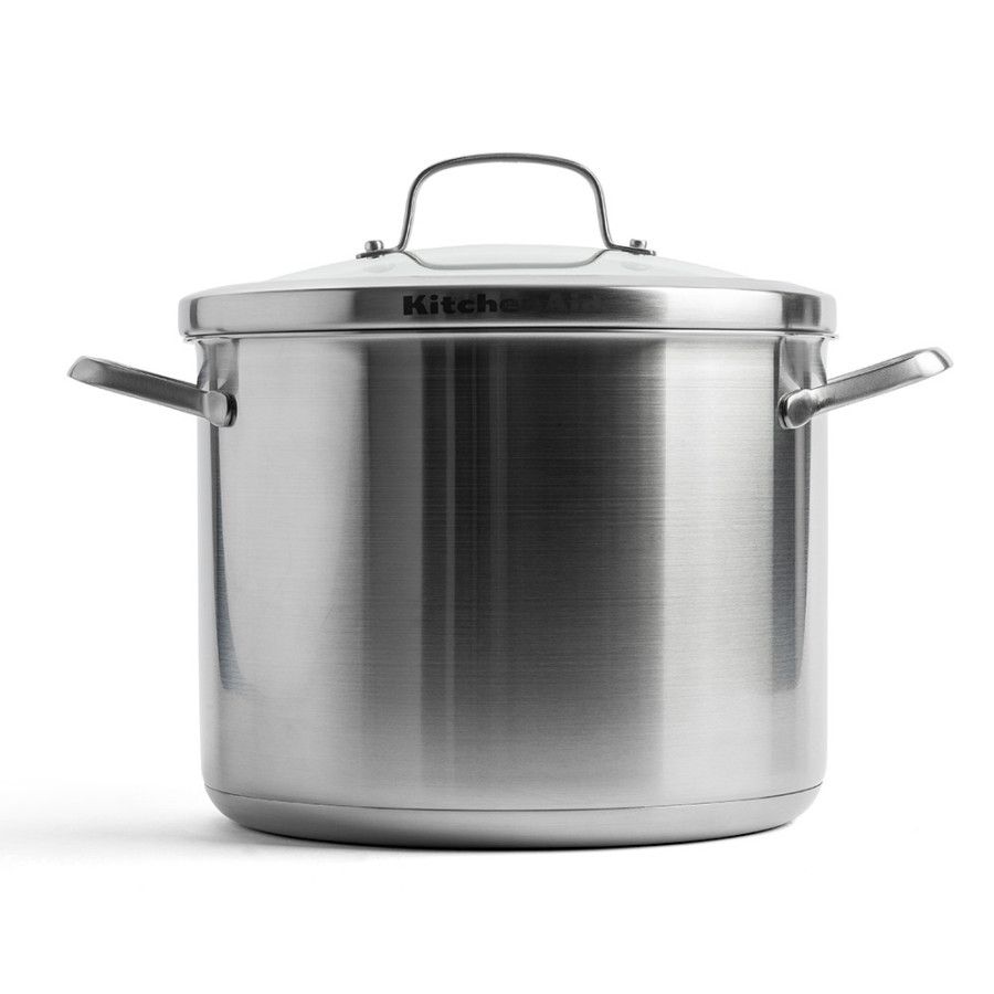 Kitchenaid stockpot with glass lid 24cm 8L