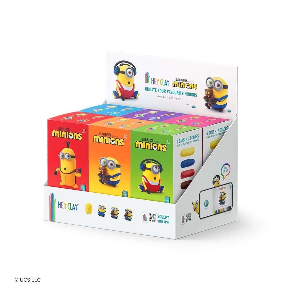 HEY CLAY 6x Minions set