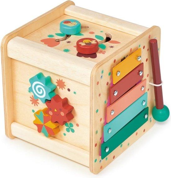 Mentari Bambino: ACTIVITEITENKUBUS 14x14x15,5cm