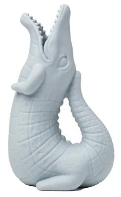 Scrunch: GIETER/KROKODIL eendenei blauw 11x8x18,5cm