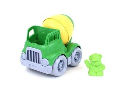 GreenToys Voertuigen: WERFVOERTUIG / MIXER groen geel 14.60x11.43x13.97cm