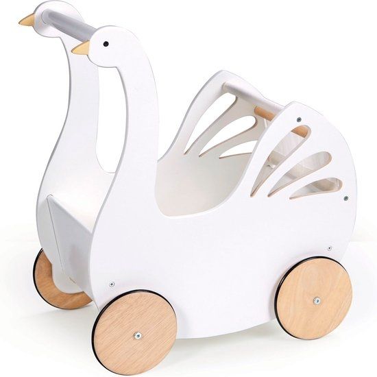 Tender Leaf Preschool: POPPENWAGEN Sweet Swan 43,5x29,5x50cm