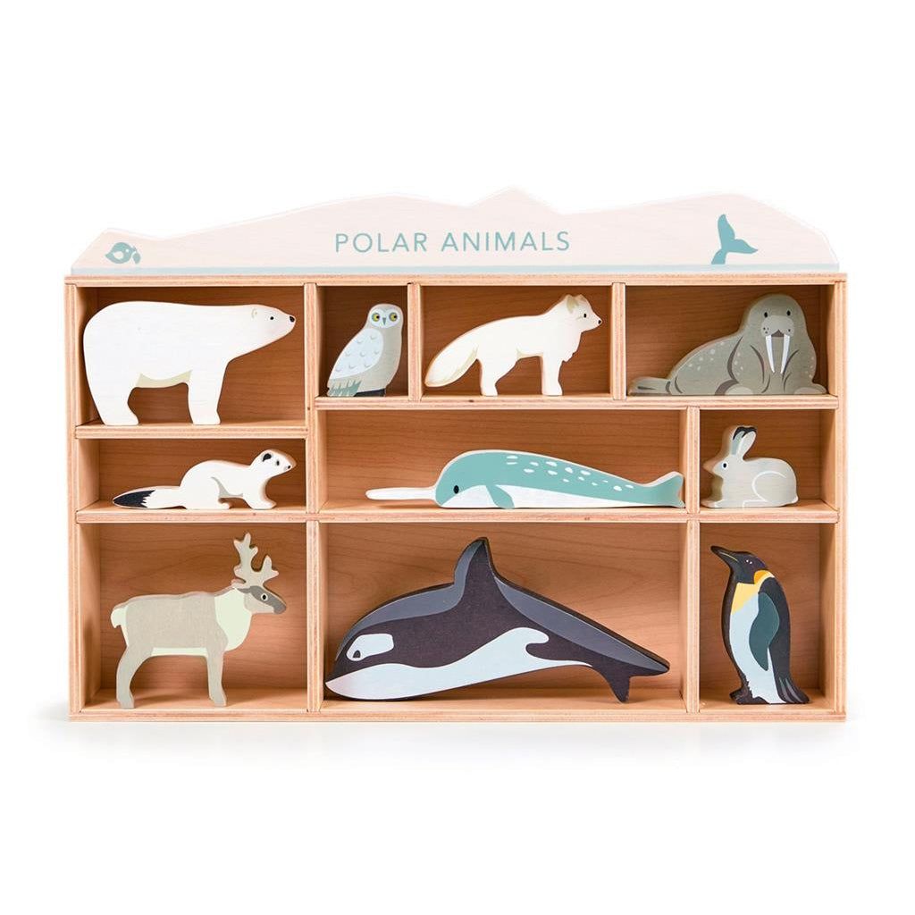 Tender Leaf Dieren: SET HOUTEN POOLDIEREN