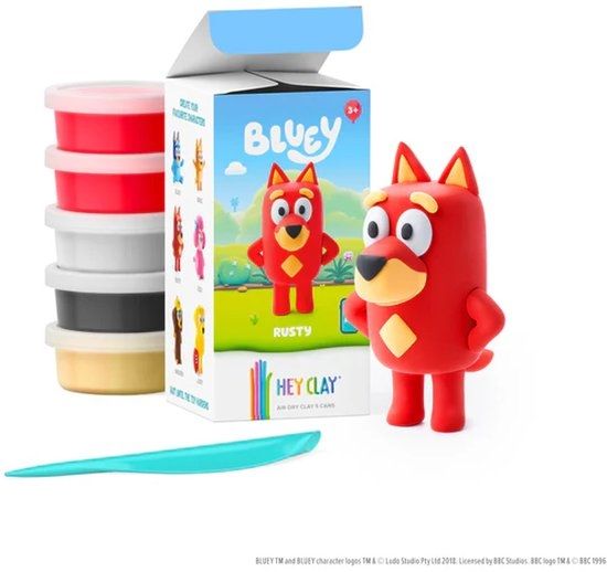 Hey Clay Bluey Rusty 5 cans