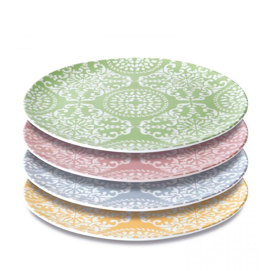 BergHOFF 4-pc Round Decorated Plates Set Ø30cm
