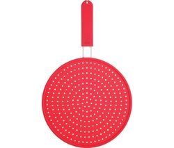 Colourworks siliconen spatscherm 28 cm rood