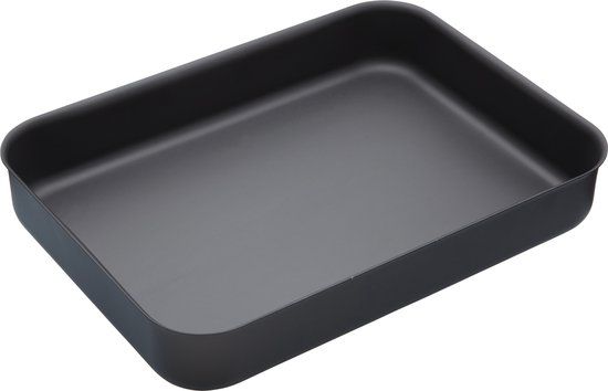 KitchenCraft MasterClass Hard Geanodiseerde Braadpan Geoxideerd Aluminium 42x31x6,5cm