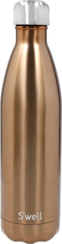 S'well Stainless Steel Reusable Water Bottle 750ml Pyrite