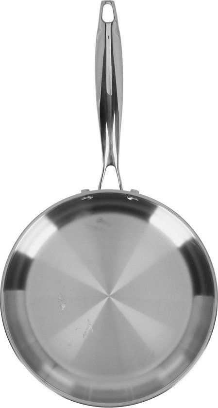 Blokker 24cm rvs koekenpan 