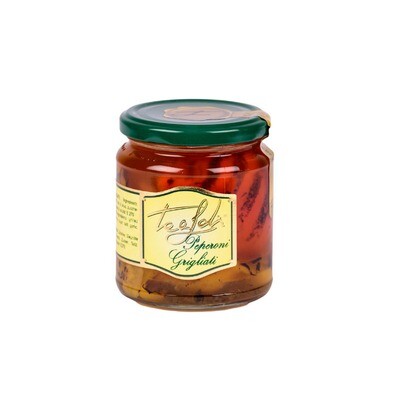 Gegrilde peperschijfjes 280gr Gegrilde peperschijfjes 280gr