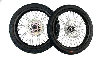 SUR-RON LB OEM Super Moto 17” Wheel Set