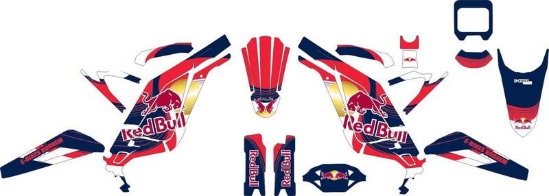 Stickerset deluxe SUR-RON LBX Redbull