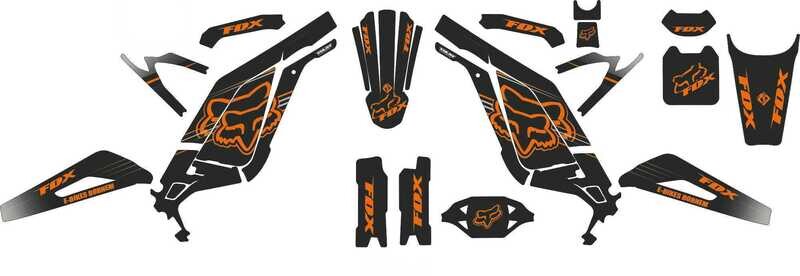 Stickerset deluxe SUR-RON LBX FOX