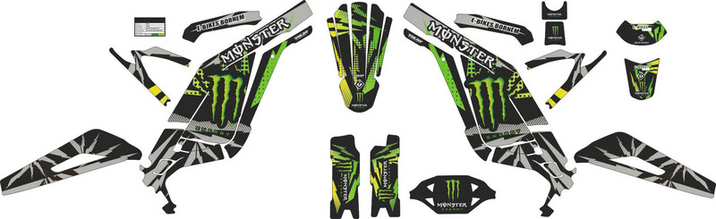Stickerset deluxe SUR-RON LBX Monster