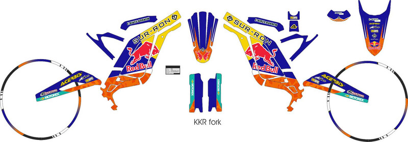 Stickerset SUR-RON LBX Redbull met wielrim