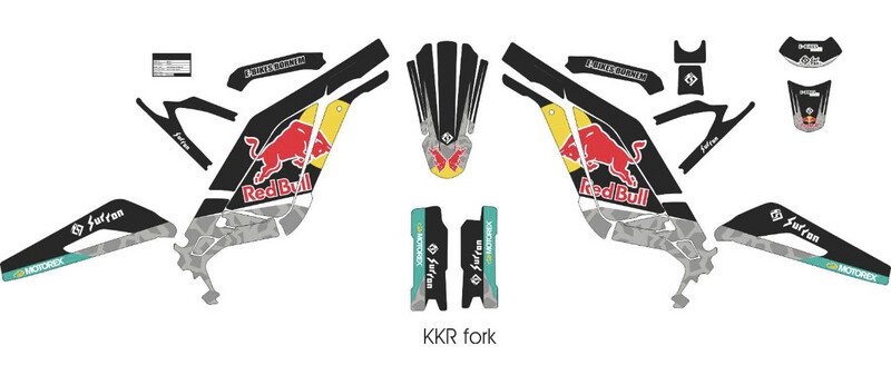 Stickerset deluxe SUR-RON LBX Redbull