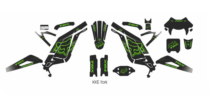Stickerset deluxe SUR-RON LBX FOX