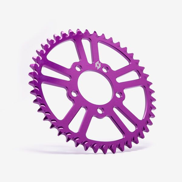 SUR-RON Light Bee Alu sprocket 420-58T Purple