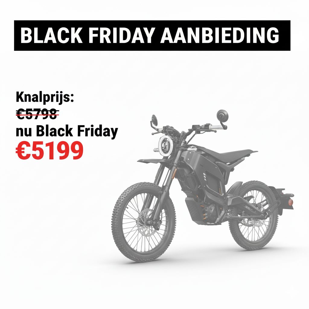 SHOWROOM MODEL NIU XQi3 E-ENDURO Black Friday aanbieding 2