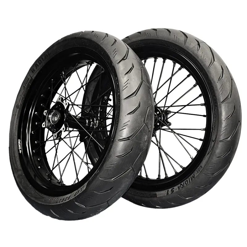 SUR-RON Ultra Bee Sword 17” Supermoto Wheel Set