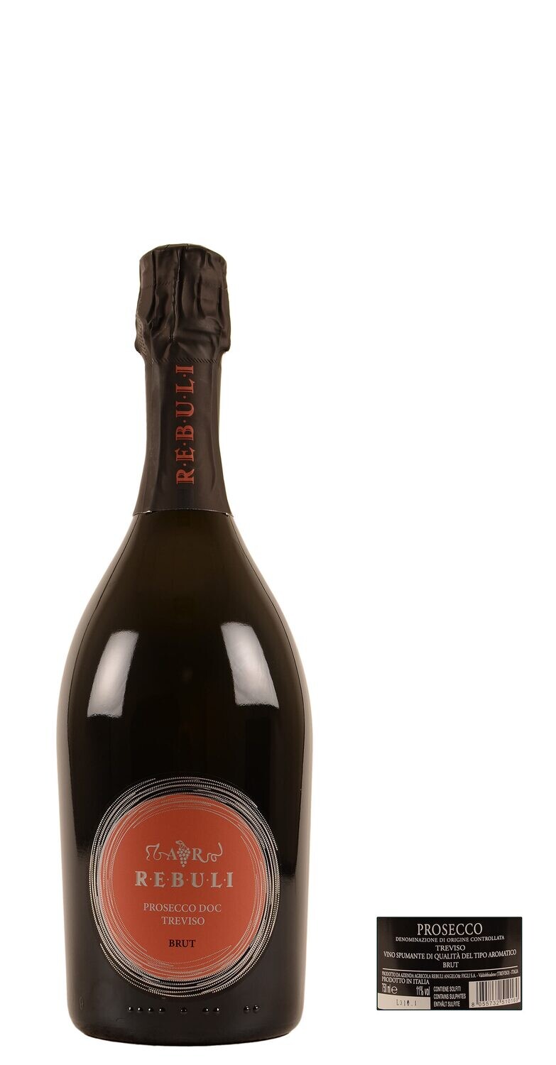 Rebuli Prosecco DOC Treviso Brut  0,75 Ltr.  Bianco