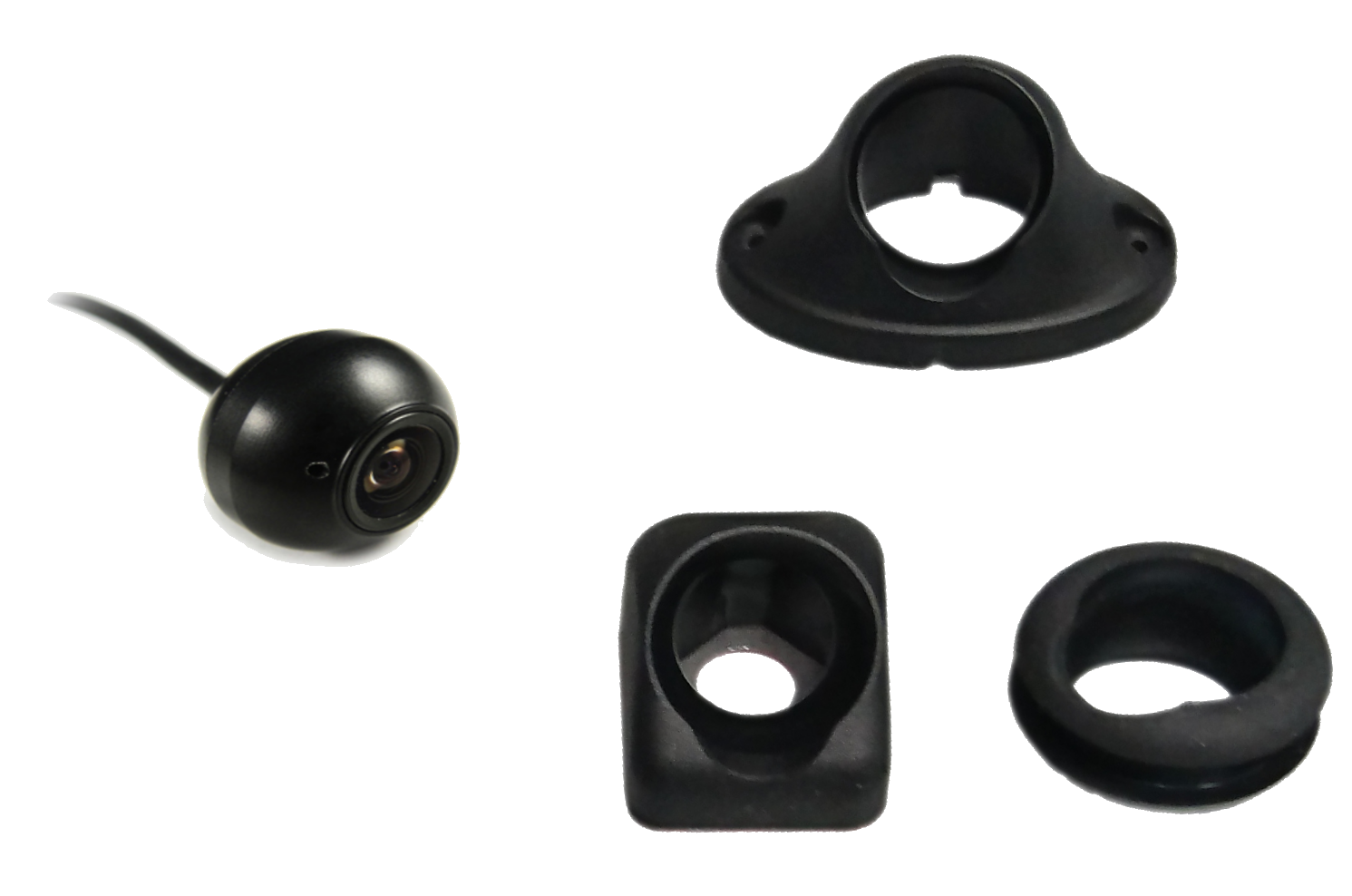 513NB: Mini ball camera Ø19mm 60° - multi bracket (NTSC)
