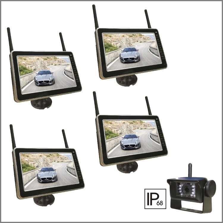 W14P: 1 camera to 4 monitor solution