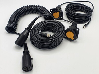 101-50: Set câble spirale pour 1 caméra (Camion et remorque) 101-50: Set câble spirale pour 1 caméra (Camion et remorque)