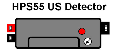 HPS55 Détecteur ultrasone pour HPS845 (24 Volt)