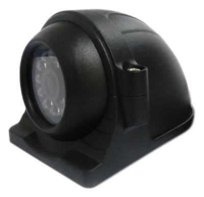 11.CVP: Heavy duty side view camera with metal bracket - nightvision, mirror view (PAL)
