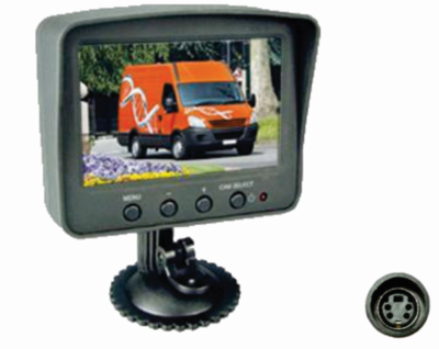 421: 4,2" 12/24V monitor - 2 camera inputs + windscreen bracket
